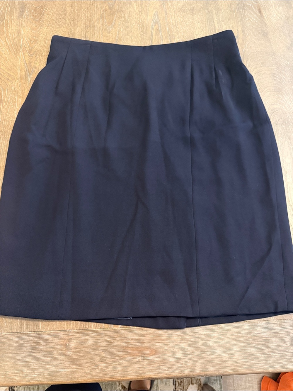 August Max Black Pencil Skirt